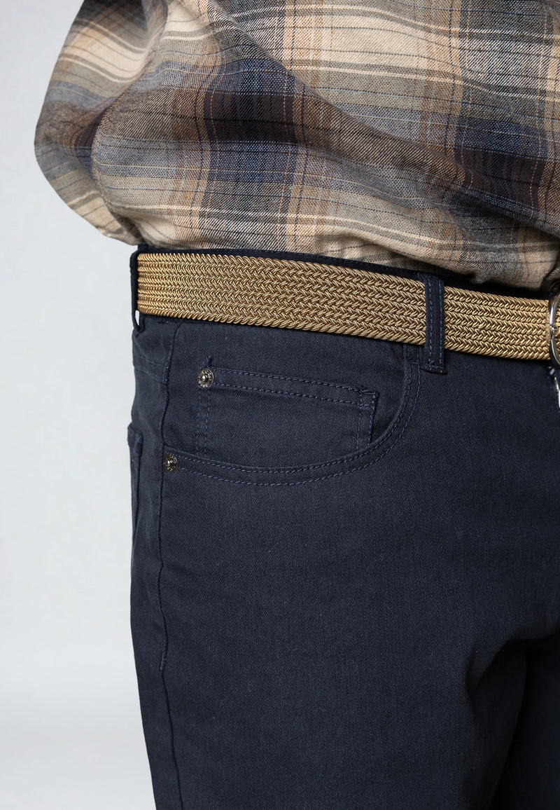 Clean Cut Copenhagen LONDON STRAIGHT 5-POCKET PANT Pants Dark Navy