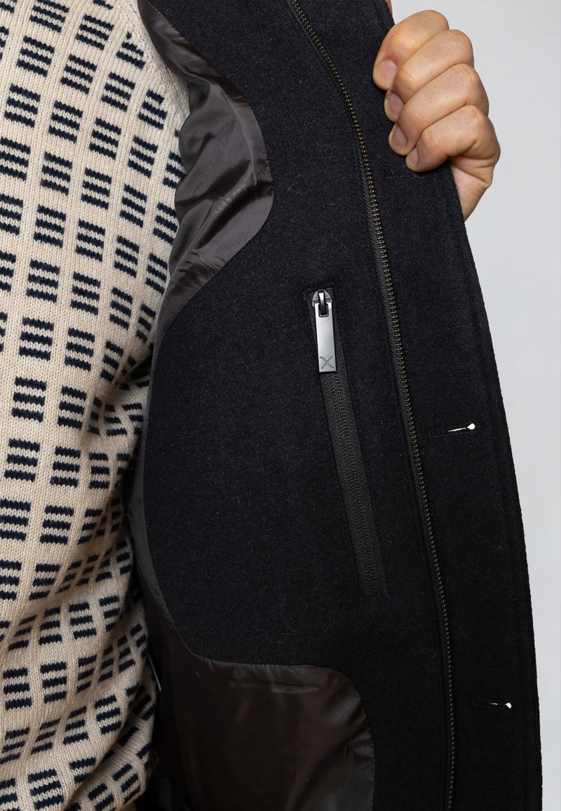 Clean Cut Copenhagen LUKE WOOL JACKET Jackets Dark Navy