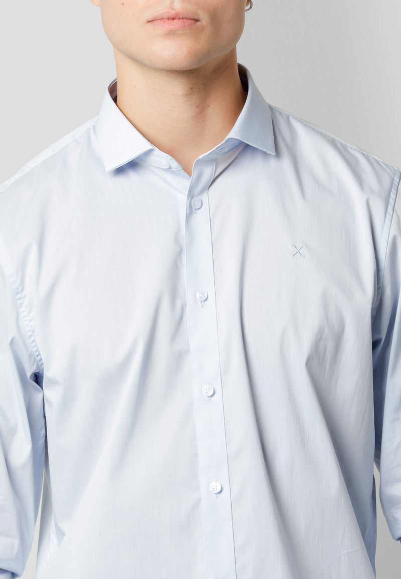 Clean Cut Copenhagen London Nano stretch shirt Shirts L/S Light Blue