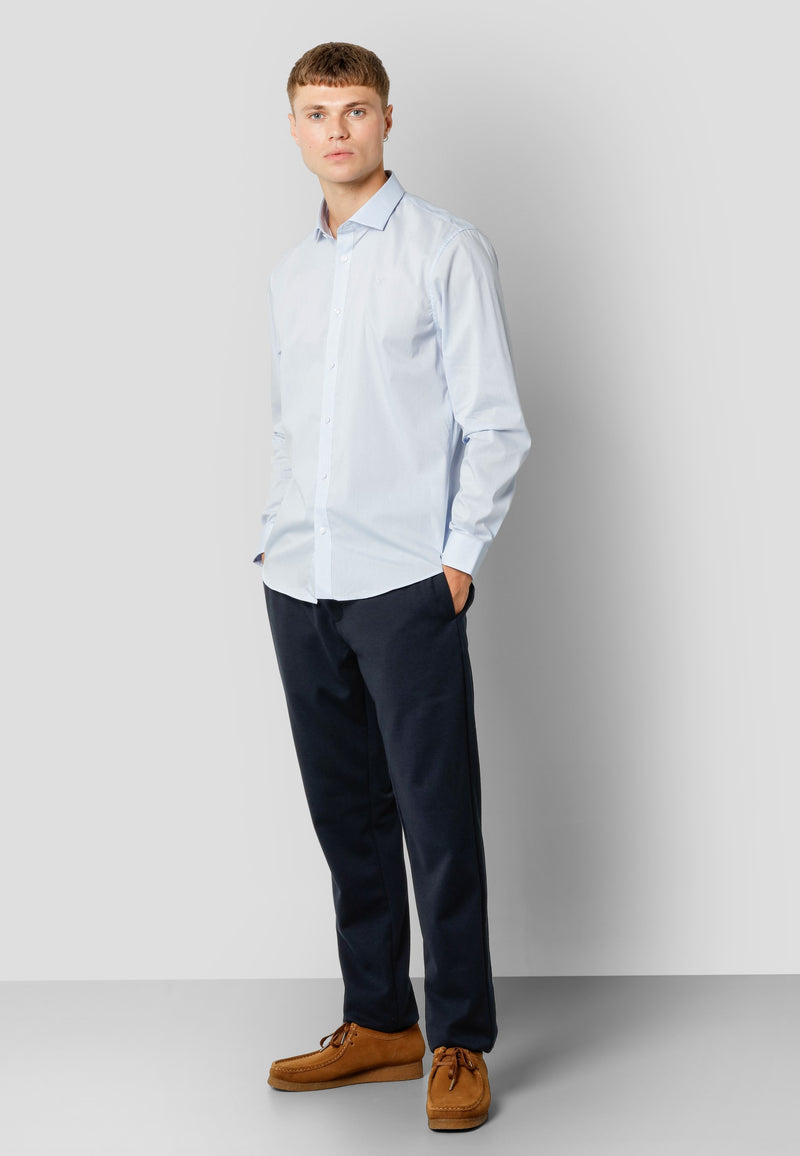 Clean Cut Copenhagen London Nano stretch shirt Shirts L/S Light Blue