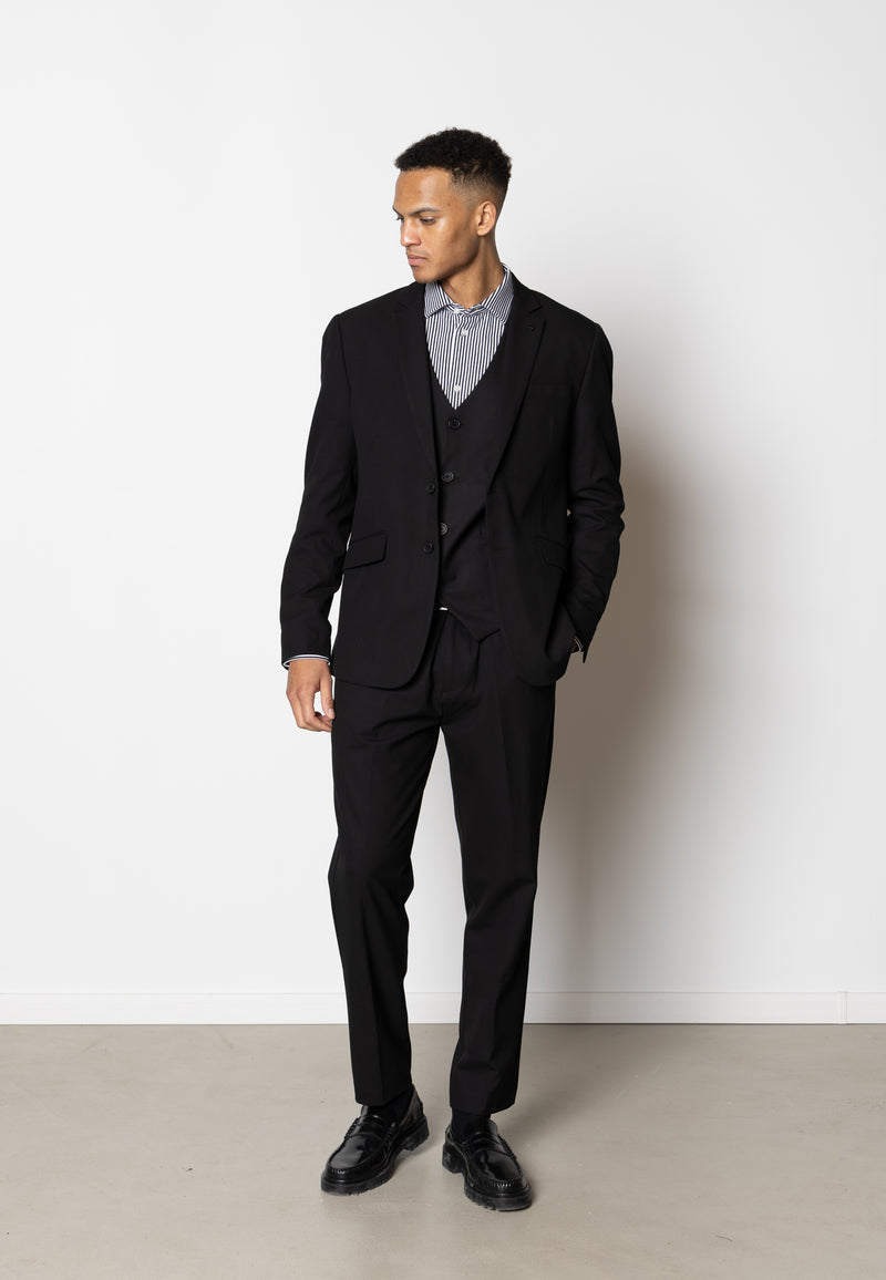 Clean Cut Copenhagen LOUIS XO WAISTCOAT Vest Black