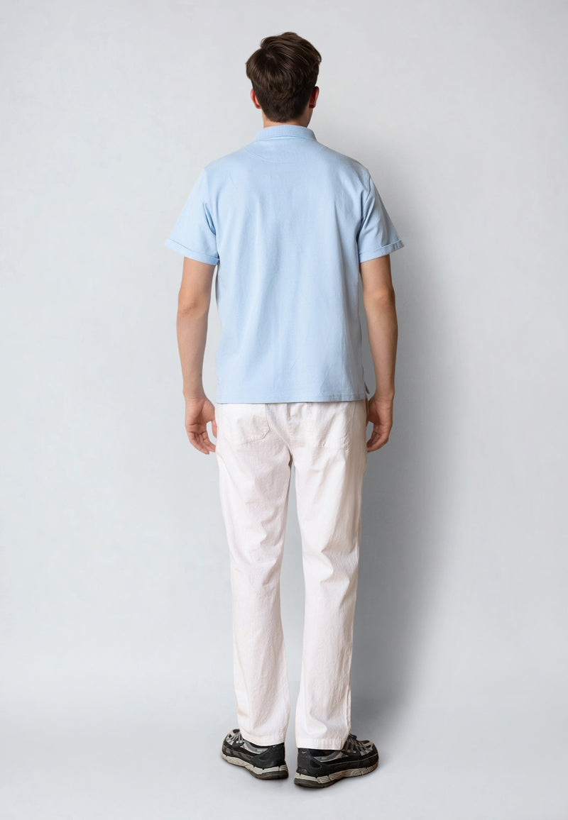 Clean Cut Copenhagen Luca cotton/linen pants Pants White