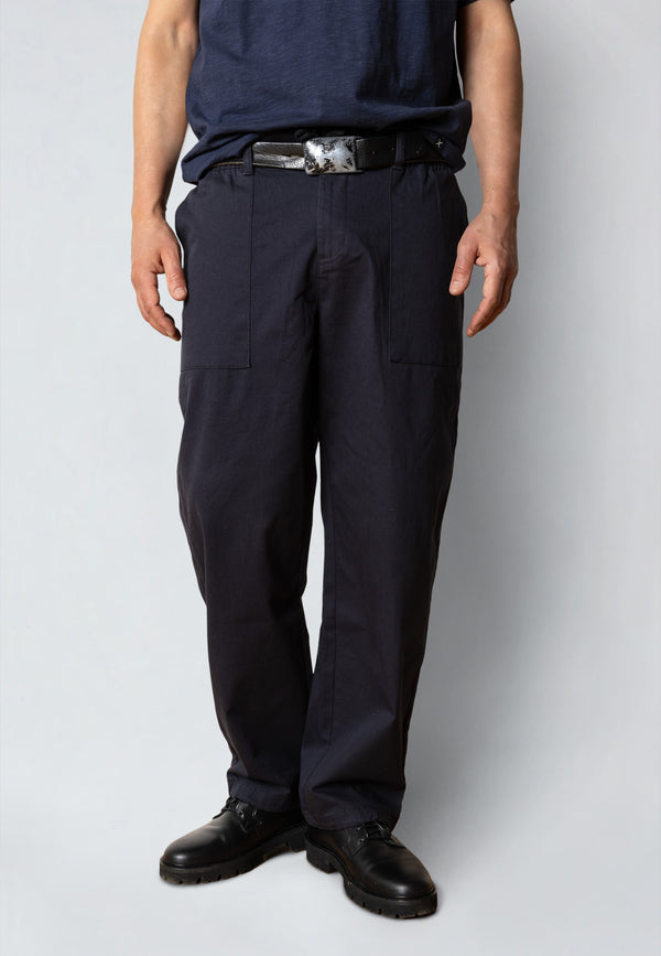Clean Cut Copenhagen MADRID WIDE PANT Pants Navy