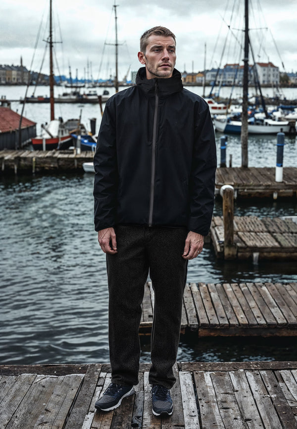 Clean Cut Copenhagen MATHIAS TECH JACKET Jackets Black