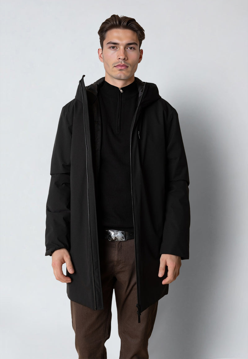 Clean Cut Copenhagen MATHIAS TECH PARKA Jackets Black