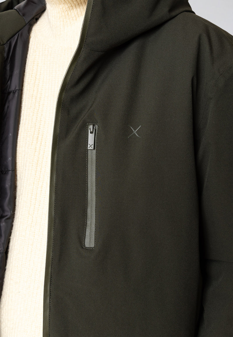Clean Cut Copenhagen MATHIAS TECH PARKA Jackets Rosin