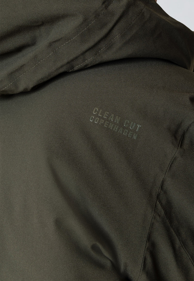 Clean Cut Copenhagen MATHIAS TECH PARKA Jackets Rosin