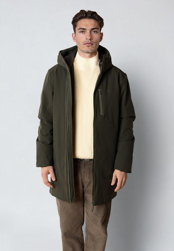 Clean Cut Copenhagen MATHIAS TECH PARKA Jackets Rosin