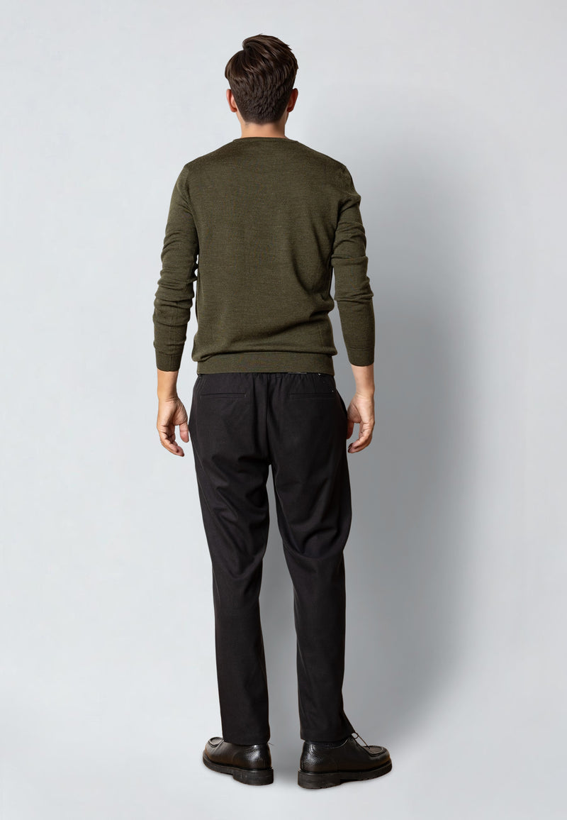 Clean Cut Copenhagen MERINO WOOL JUMPER Knit Army Melange