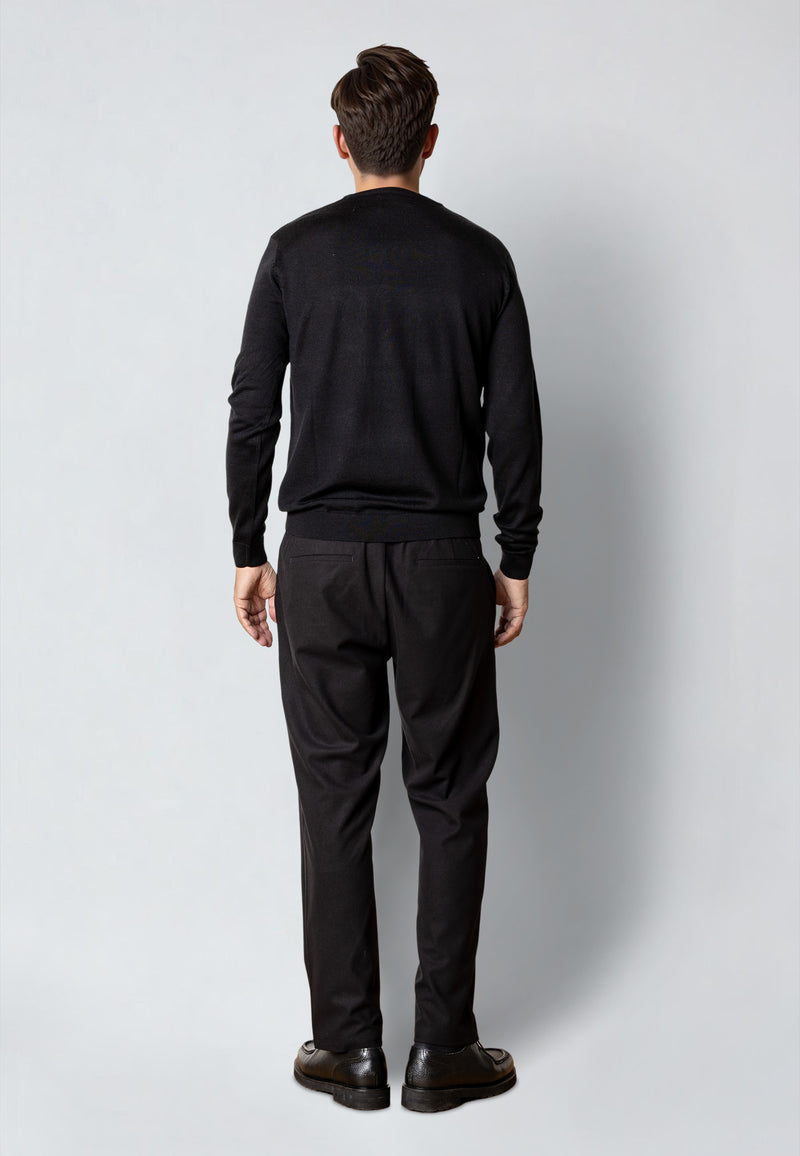 Clean Cut Copenhagen MERINO WOOL JUMPER Knit Black