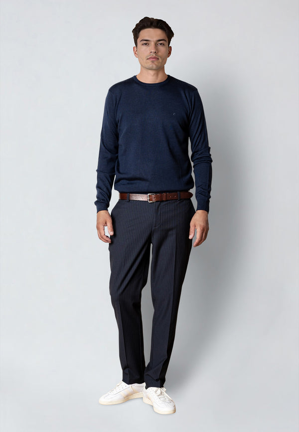 Clean Cut Copenhagen MERINO WOOL JUMPER Knit Navy