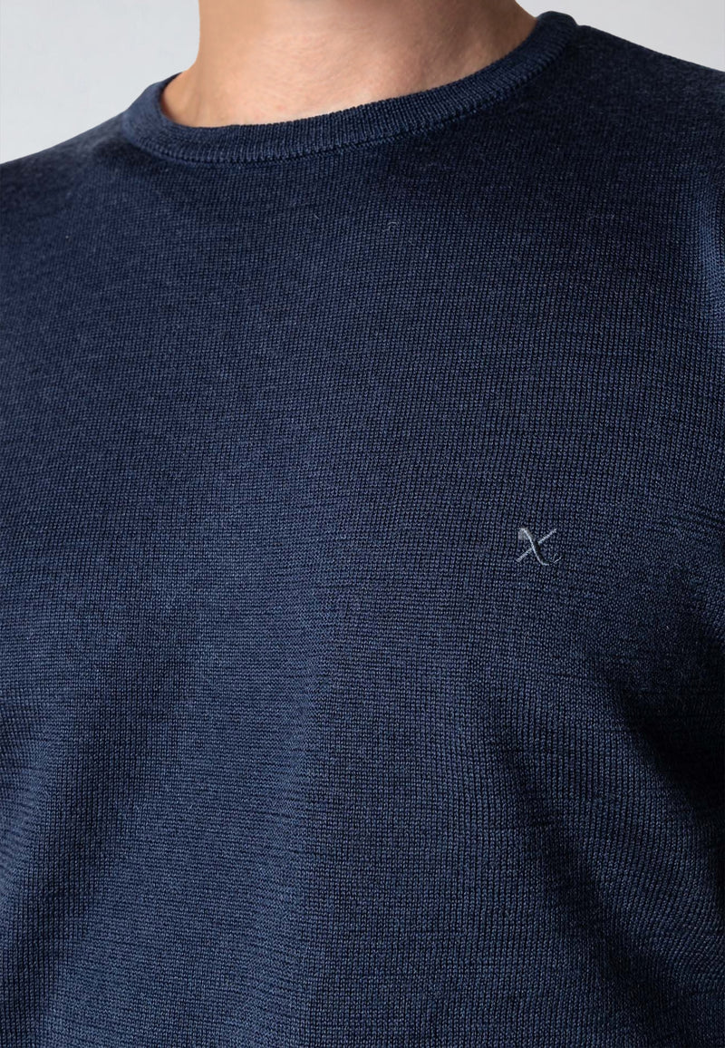 Clean Cut Copenhagen MERINO WOOL JUMPER Knit Navy