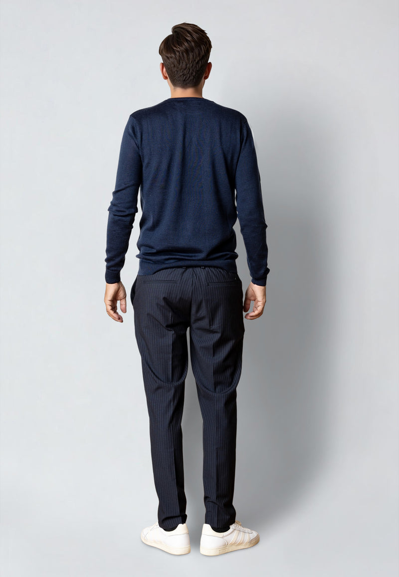 Clean Cut Copenhagen MERINO WOOL JUMPER Knit Navy