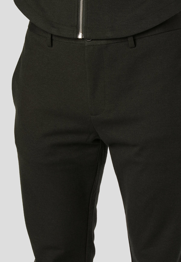 Clean Cut Copenhagen MILANO JERSEY STRETCH PANTS Pants Bottle Green