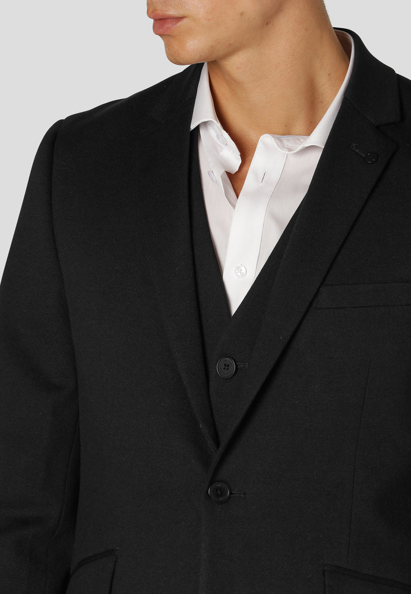 Clean Cut Copenhagen MILANO STRETCH JERSEY BLAZER Blazers Black01