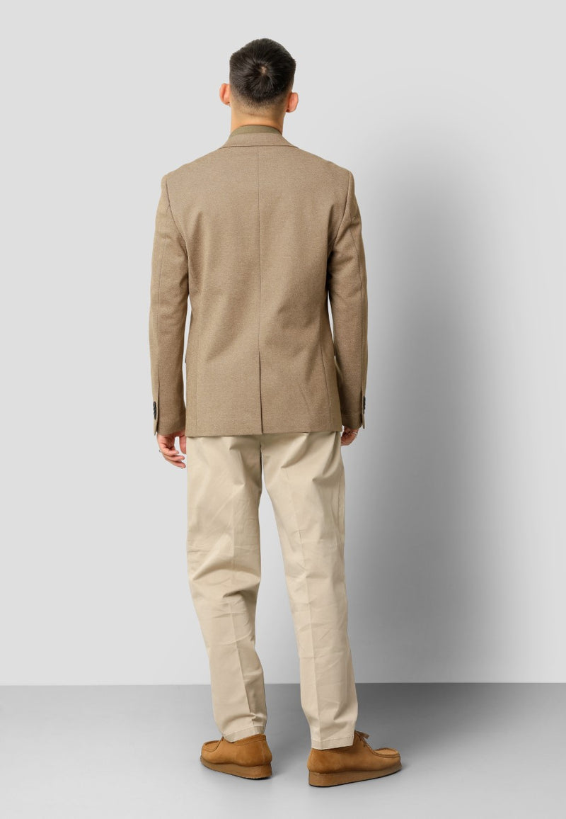 Clean Cut Copenhagen MILANO STRETCH JERSEY BLAZER Blazers Dark Camel