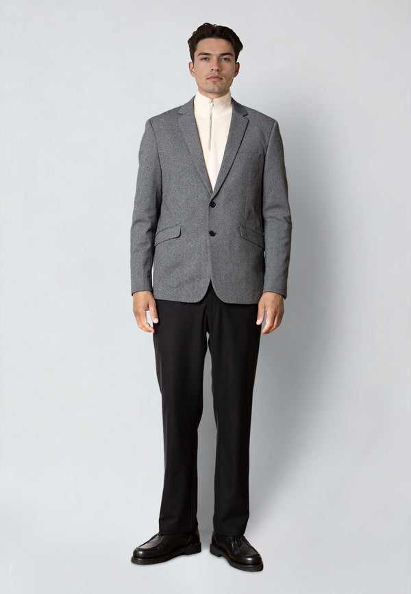 Clean Cut Copenhagen MILANO STRETCH JERSEY BLAZER Blazers Dark Grey Mix