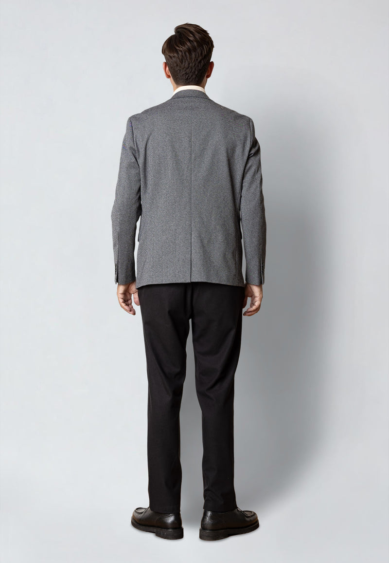 Clean Cut Copenhagen MILANO STRETCH JERSEY BLAZER Blazers Dark Grey Mix