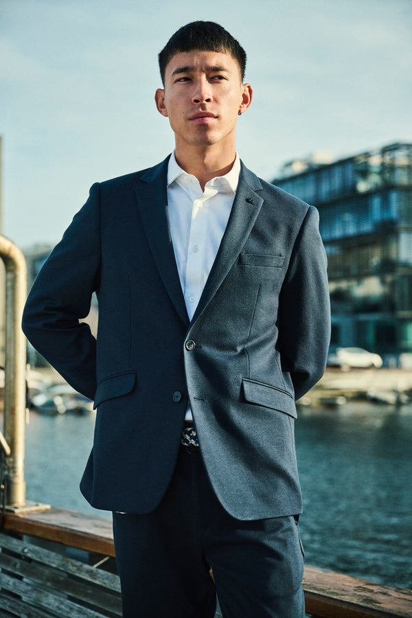 Clean Cut Copenhagen MILANO STRETCH JERSEY BLAZER Blazers Navy