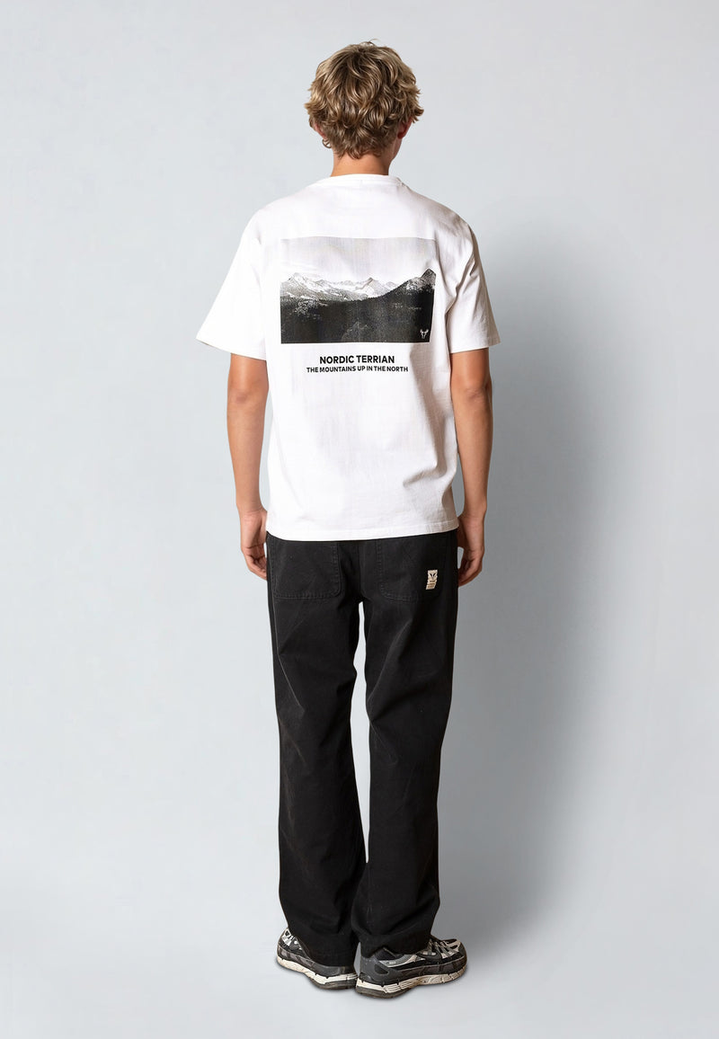 Fat Moose MOUNTAIN PEAK T-SHIRT T-shirts S/S White