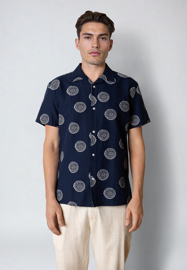Clean Cut Copenhagen Miller shirt Shirts S/S Navy