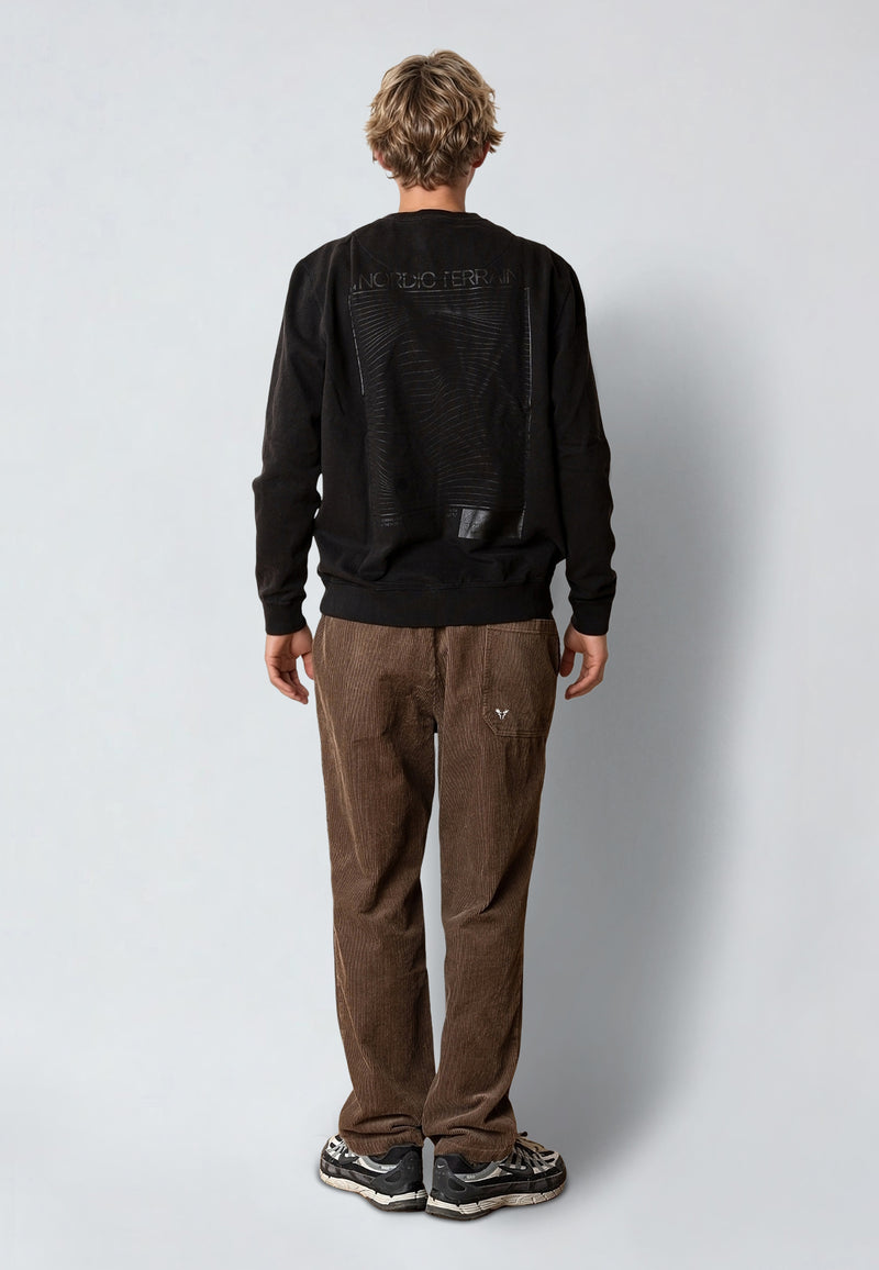 Fat Moose NORDIC TERRAIN SWEATSHIRT Sweatshirts Black