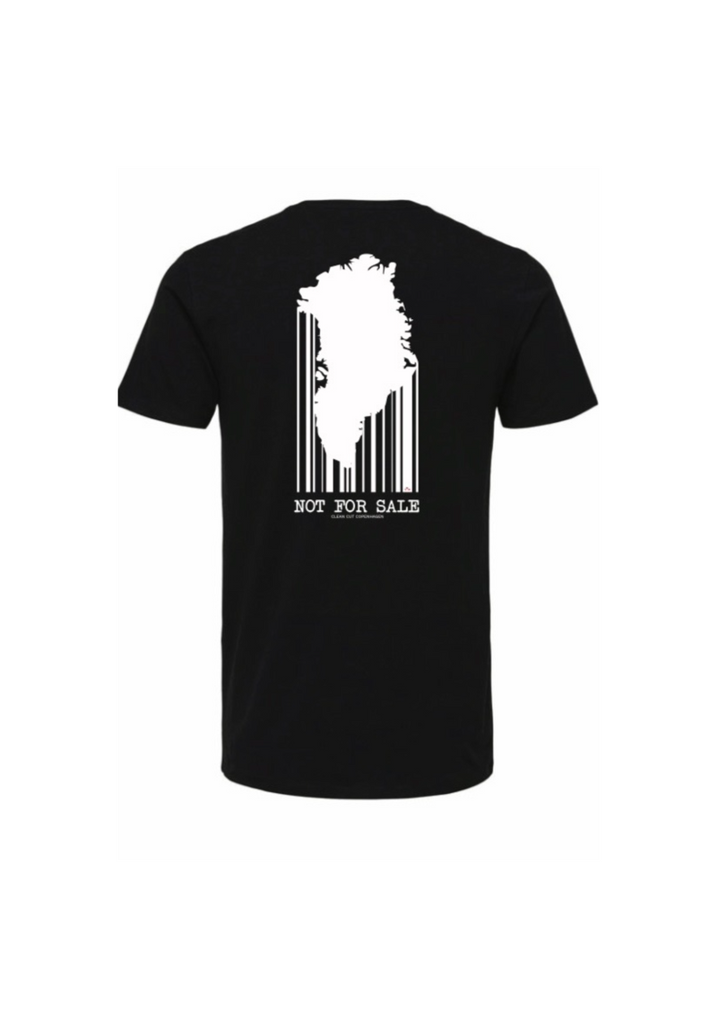 Clean Cut Copenhagen Not for sale Greenland t-shirt T-shirts S/S Black