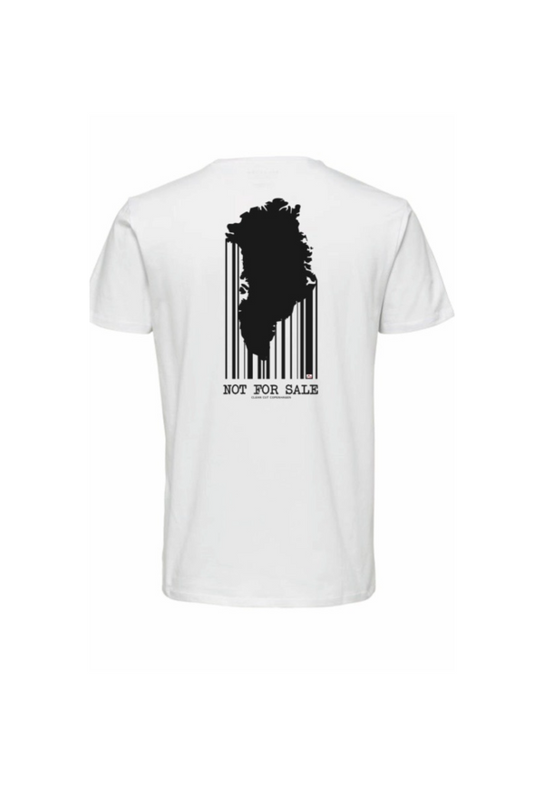 Clean Cut Copenhagen Not for sale Greenland t-shirt T-shirts S/S White