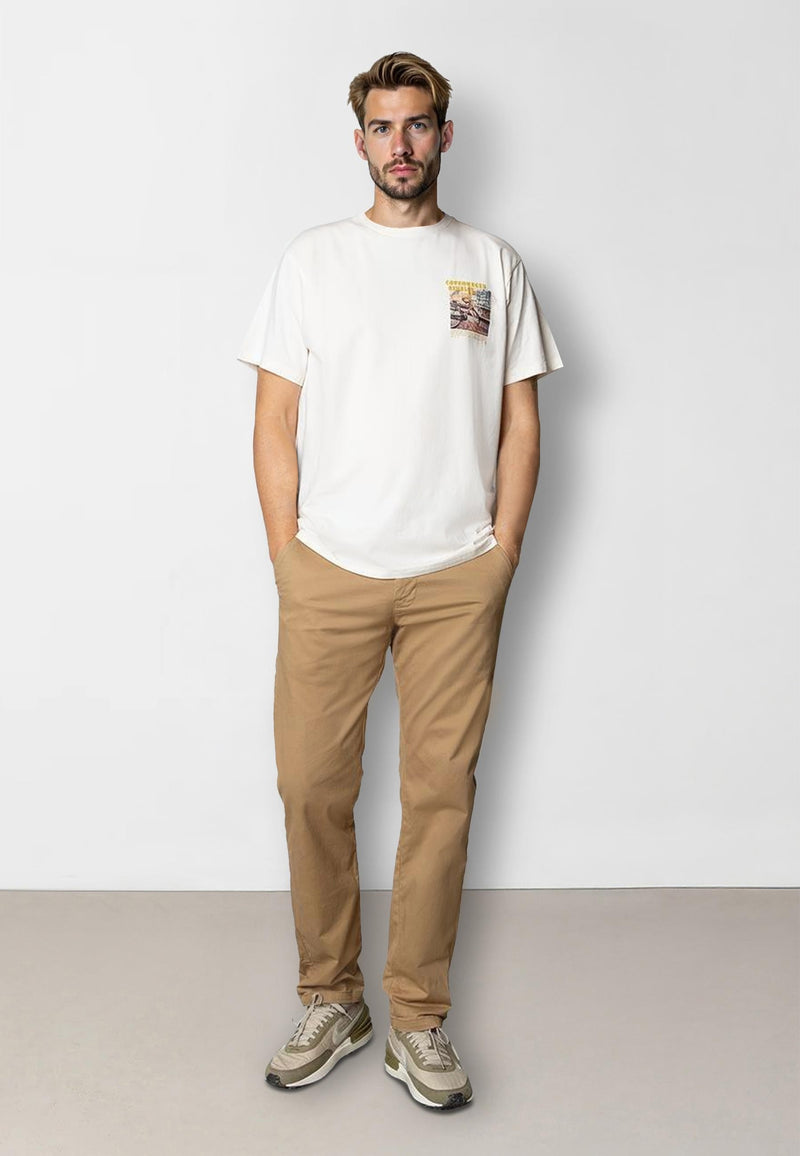 Clean Cut Copenhagen Nyhavn organic cotton t-shirt T-shirts S/S Ecru