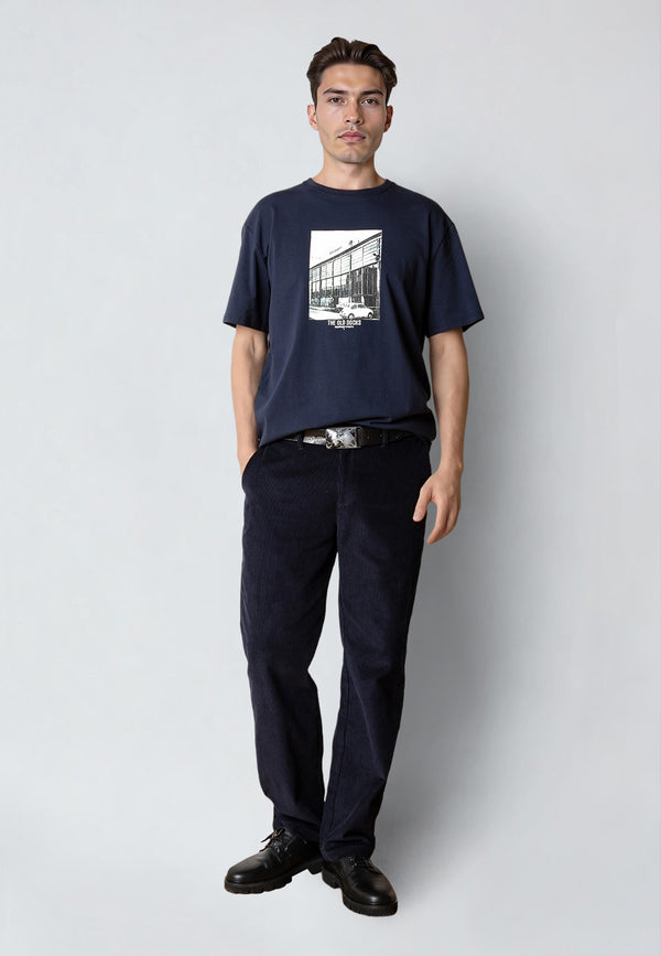 Clean Cut Copenhagen OLD COPENHAGEN DOCKS T-SHIRT T-shirts S/S Navy