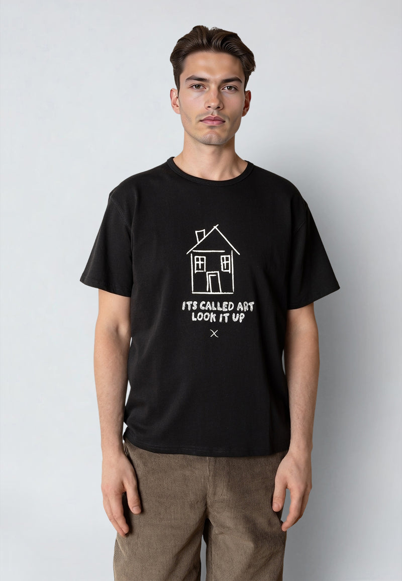 Clean Cut Copenhagen OLLIE ART T-SHIRT T-shirts S/S Black