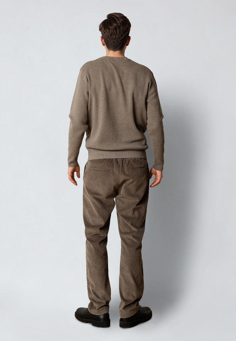 Clean Cut Copenhagen OSCAR KNITTED JUMPER Knit Brindle melange