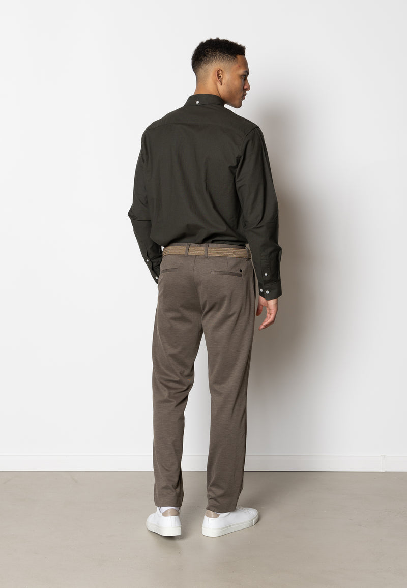 Clean Cut Copenhagen OXFORD STRETCH SHIRT Shirts L/S Army