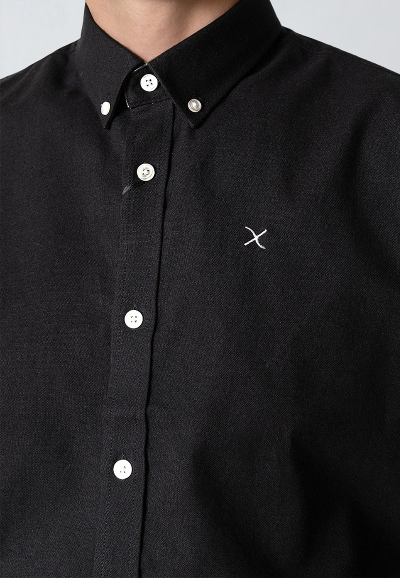 Clean Cut Copenhagen OXFORD STRETCH SHIRT Shirts L/S Black
