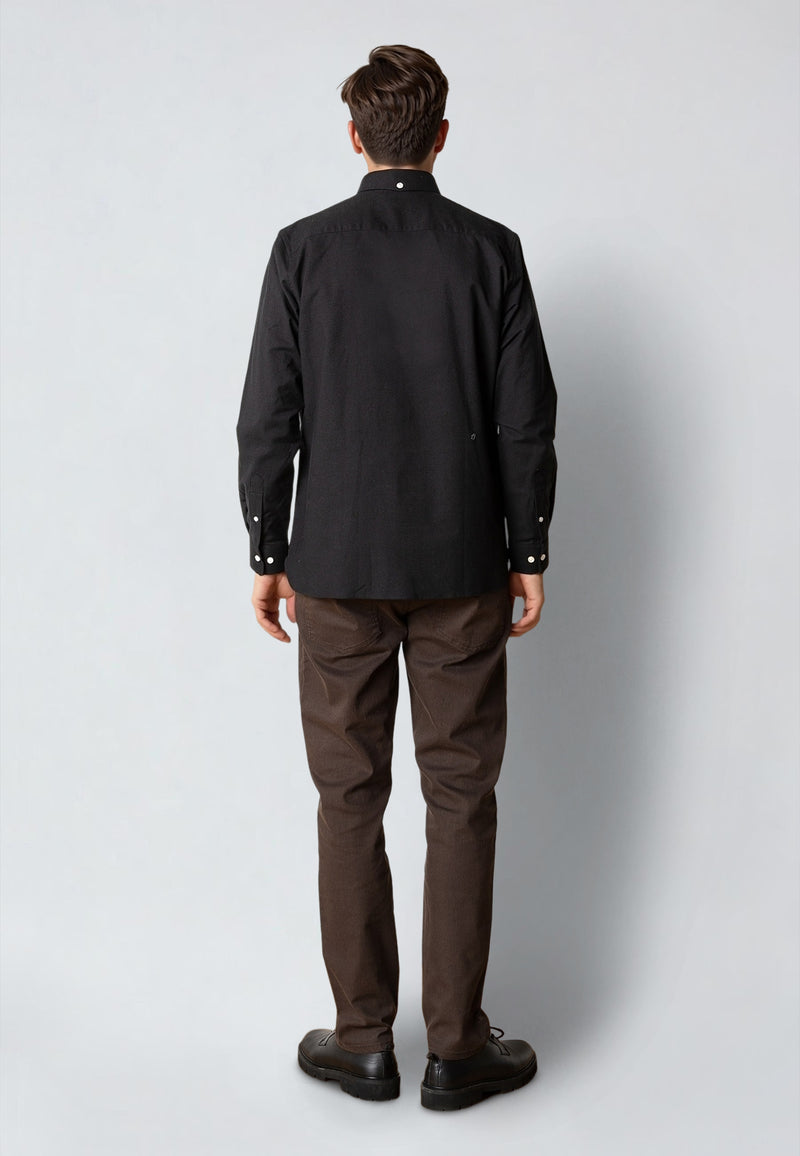 Clean Cut Copenhagen OXFORD STRETCH SHIRT Shirts L/S Black
