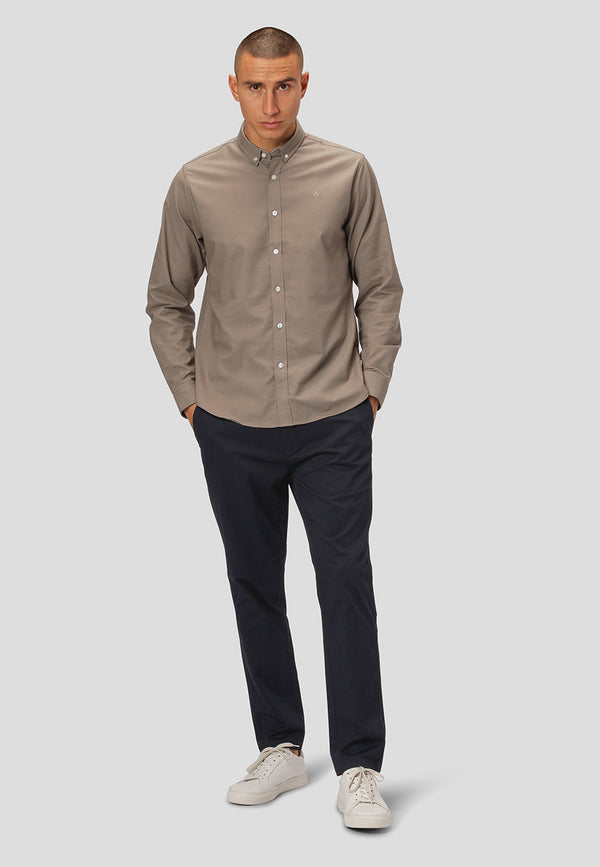 Clean Cut Copenhagen OXFORD STRETCH SHIRT Shirts L/S Dusty Green