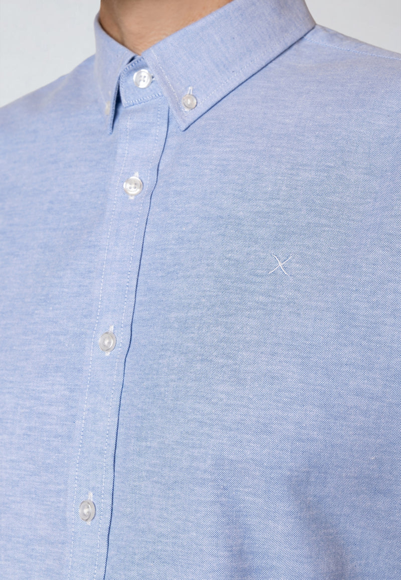 Clean Cut Copenhagen OXFORD STRETCH SHIRT Shirts L/S Light Blue