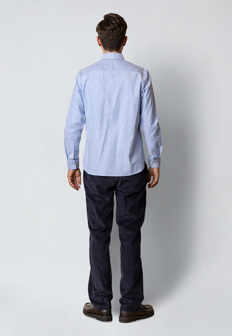 Clean Cut Copenhagen OXFORD STRETCH SHIRT Shirts L/S Light Blue