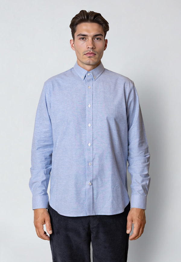 Clean Cut Copenhagen OXFORD STRETCH SHIRT Shirts L/S Light Blue