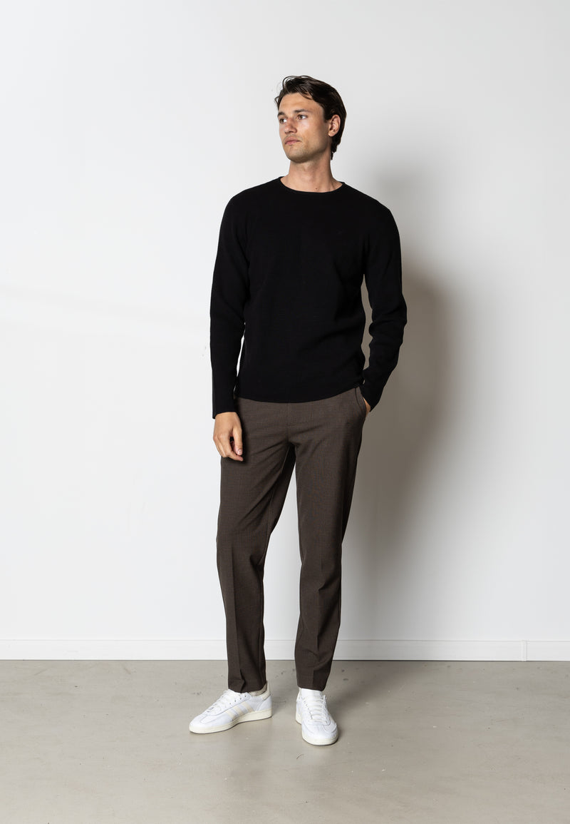 Clean Cut Copenhagen OSCAR KNITTED JUMPER Knit Black