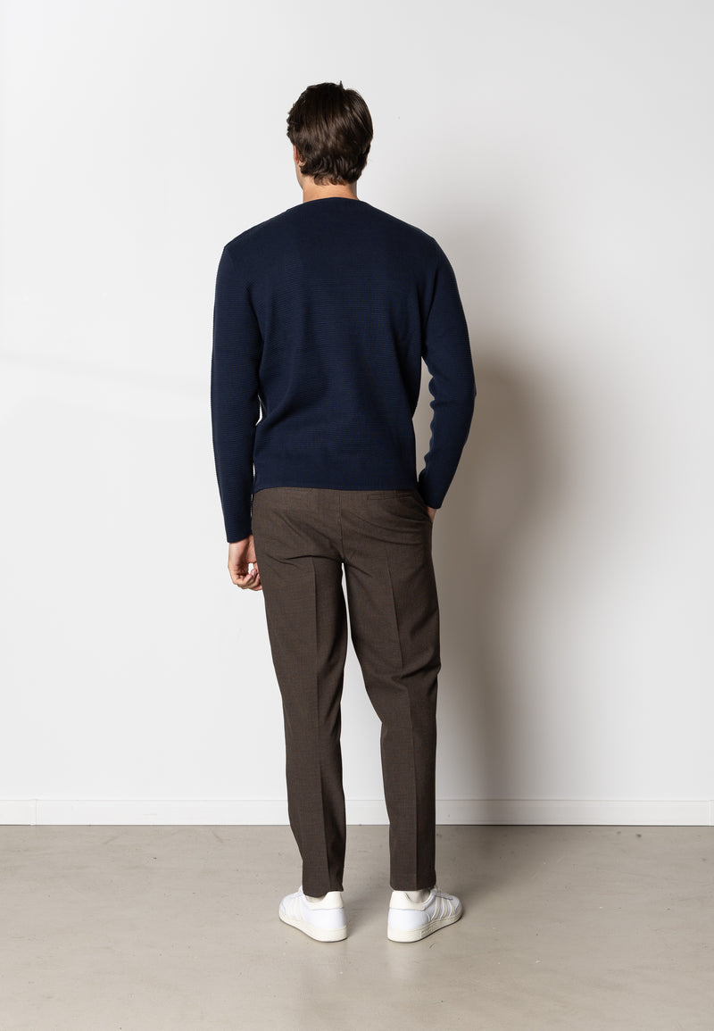 Clean Cut Copenhagen OSCAR KNITTED JUMPER Knit Navy