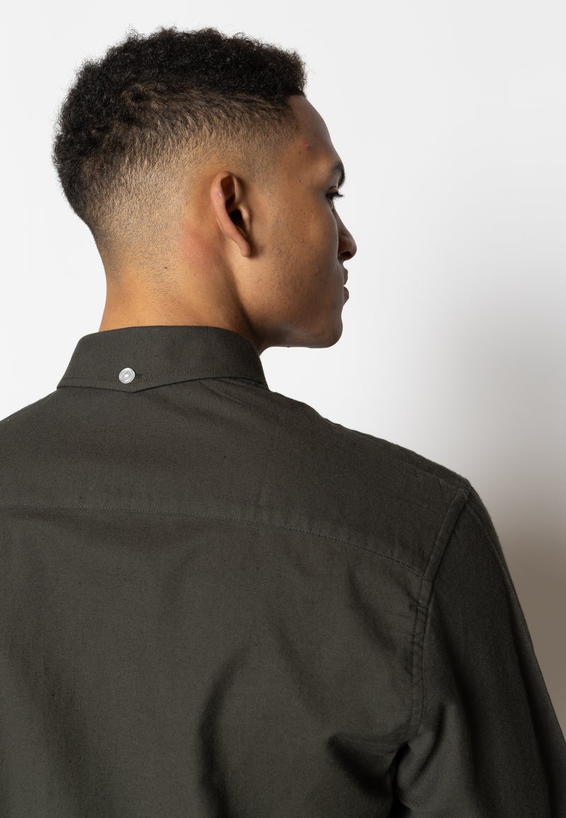 Clean Cut Copenhagen OXFORD STRETCH SHIRT Shirts L/S Army