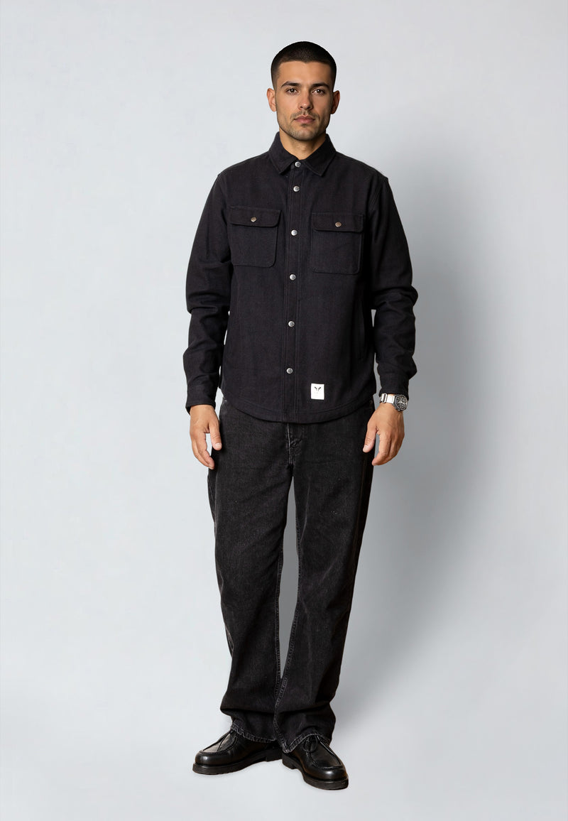 Fat Moose PABLO OVERSHIRT Overshirts Black