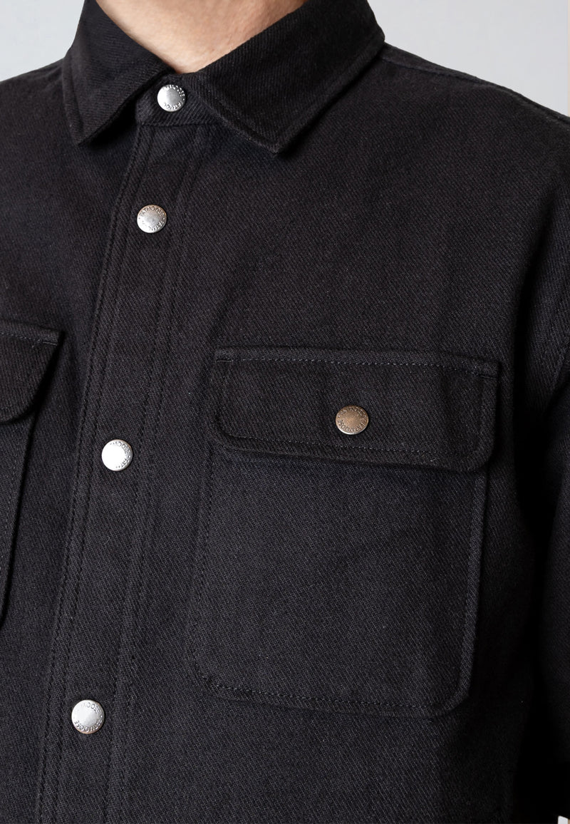 Fat Moose PABLO OVERSHIRT Overshirts Black