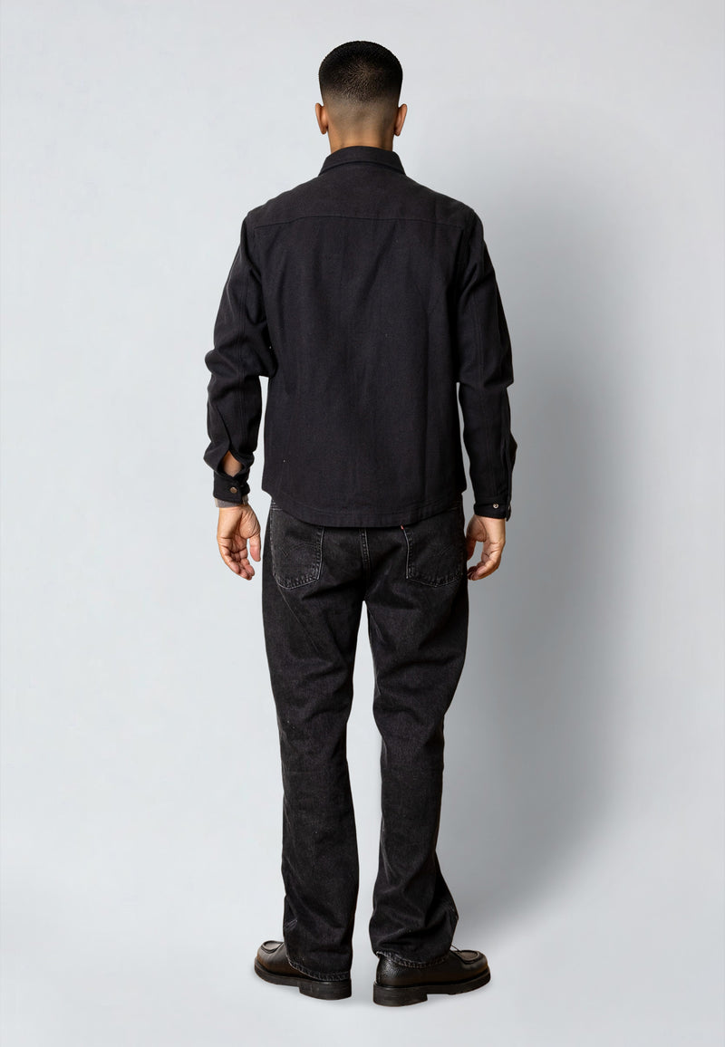 Fat Moose PABLO OVERSHIRT Overshirts Black