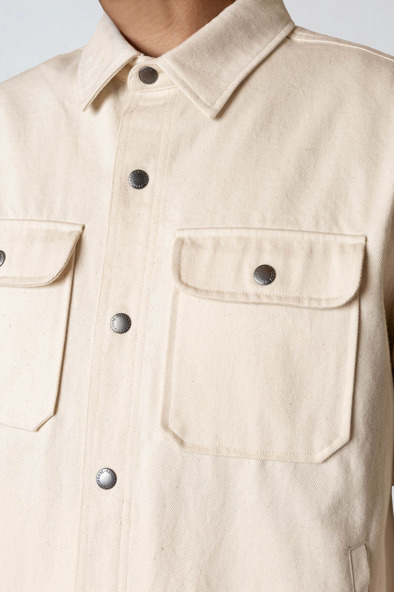 Fat Moose PABLO OVERSHIRT Overshirts Sand Melange