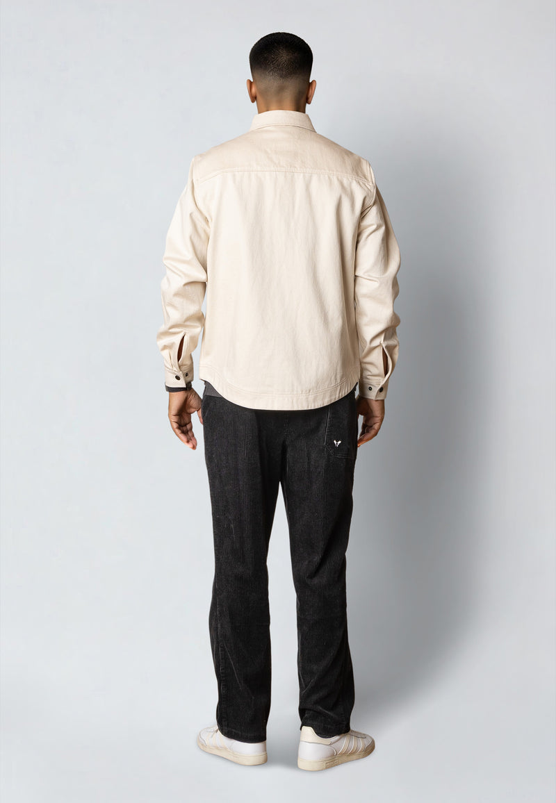 Fat Moose PABLO OVERSHIRT Overshirts Sand Melange
