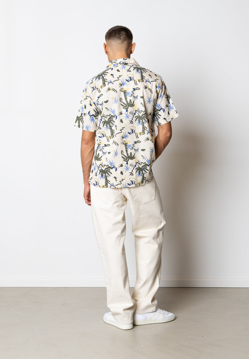 Fat Moose PALM COTTON/LINEN SHIRT Shirts S/S Multi