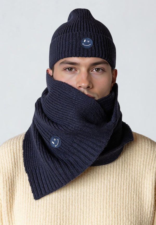 Clean Cut Copenhagen PATRICK BEANIE Accessories Dark Navy