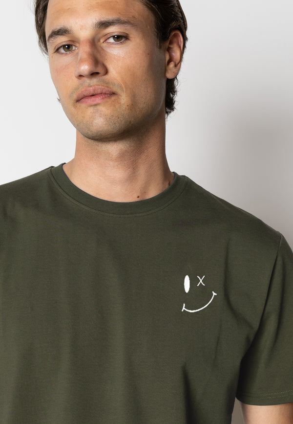 Clean Cut Copenhagen PATRICK ORGANIC T-SHIRT T-shirts S/S Army